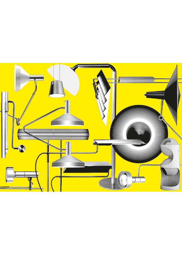 Plakat Ausstellung - gelb